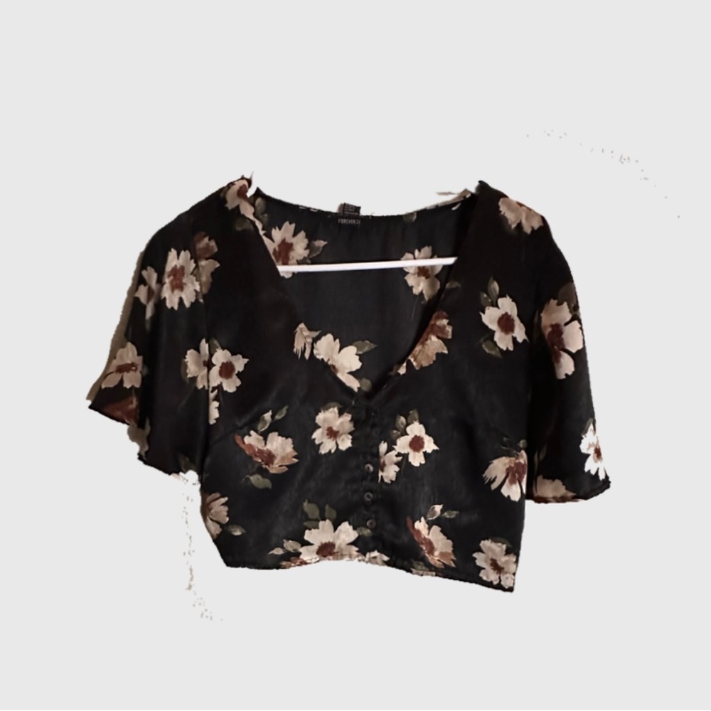 Floral crop top